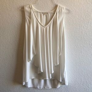 Pleione Sleeveless Draped Shirt